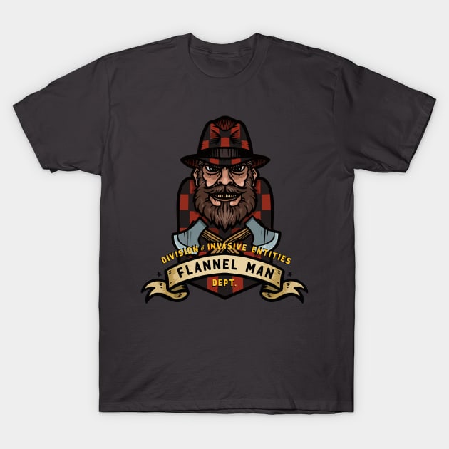 DIE "Flannel Man" Dept. T-Shirt by JonathanDodd_Draws